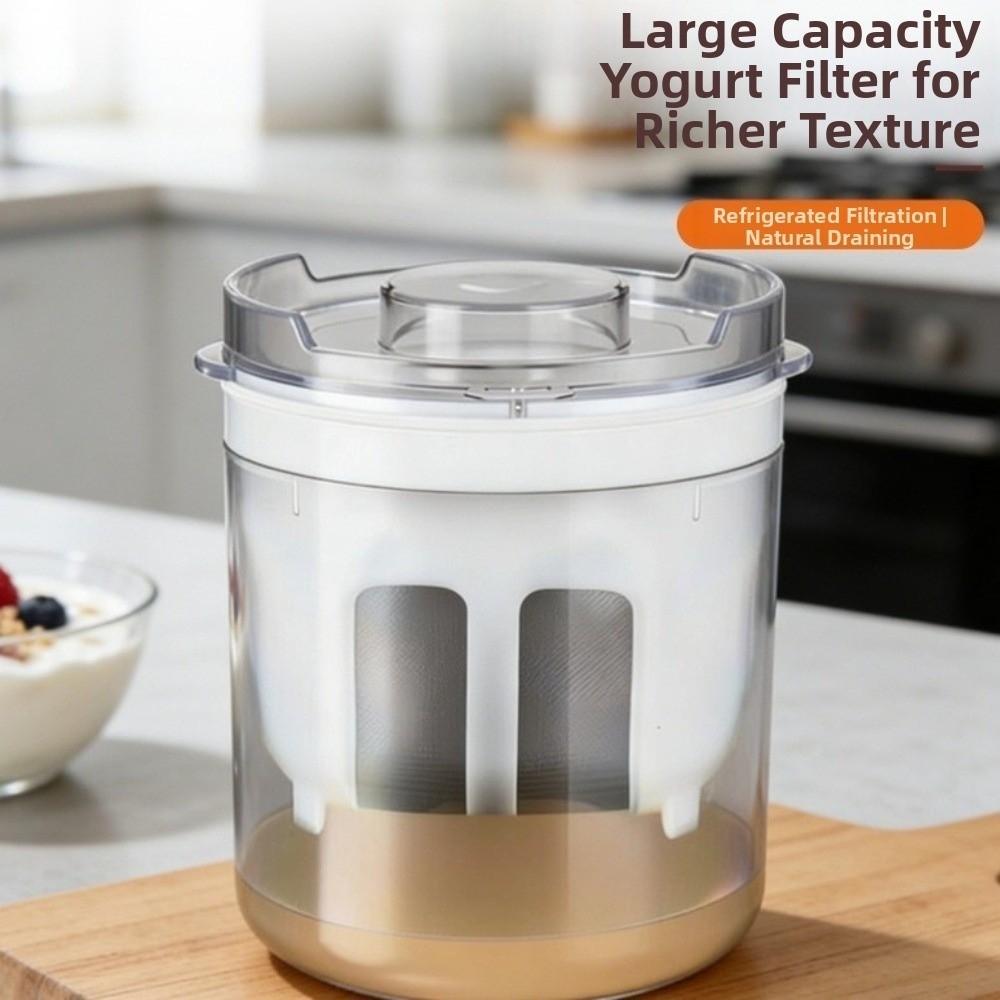 Fine Mesh Whey Separator Stainless Steel Yogurt Filter Food Strainer  Cheese Making