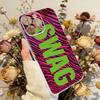 Luxury Y2K Style SWAG Phone Case Transparent Silicone Soft For iPhone 17 16 15 14 13 12 11 Mini Pro Max Plus