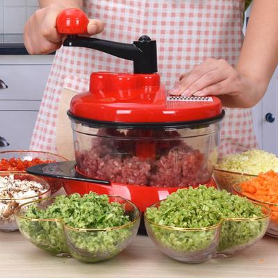 Mixer Robot de bucătărie Manual de bucătărie Blender puternic de ouă Tocător de carne Tocător de legume Tocător Lamă din oțel inoxidabil