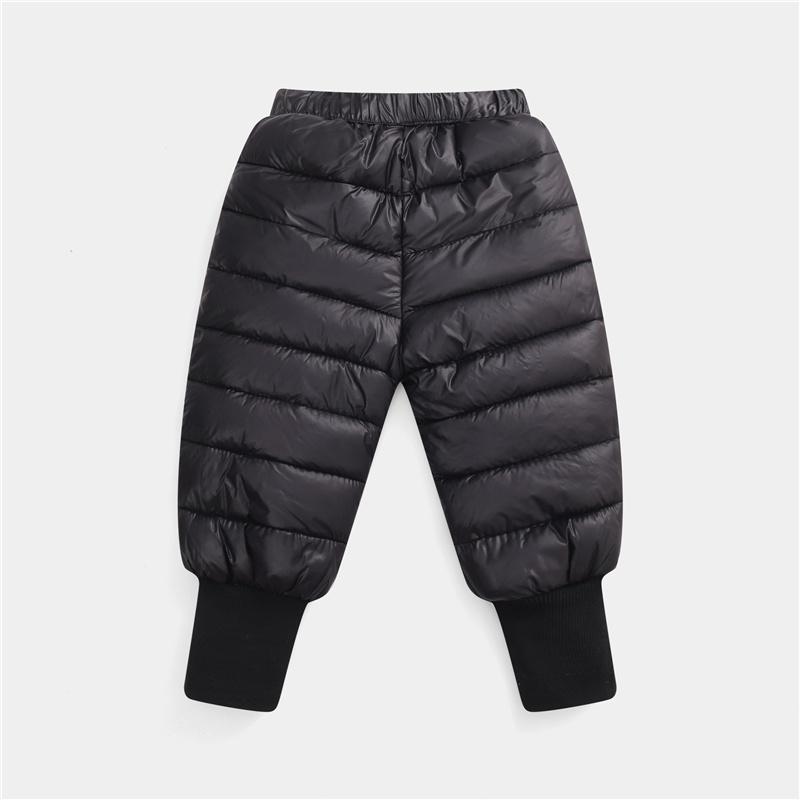 Winter Kids Warm Down Pants Autumn Children Clothing Boys Girls Thick Ski Trousers Windproof Snow Long Pant