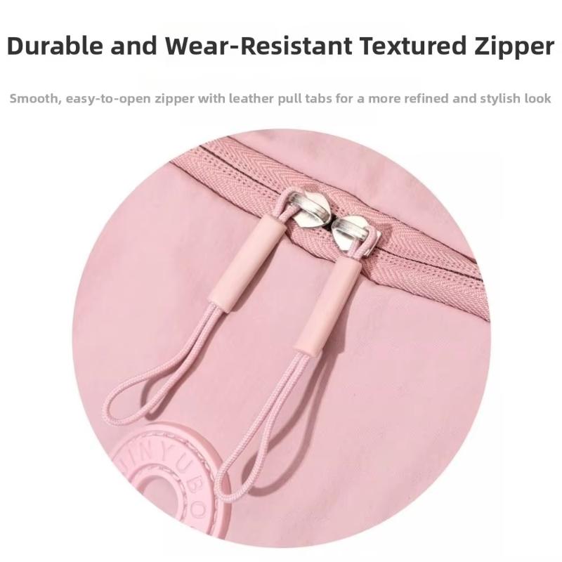 Casual Style Nylon Women'S Shoulder Bag Lightweight Soft Single Shoulder Backpack Large Capacity Tote Bag Casual Outing Shopping