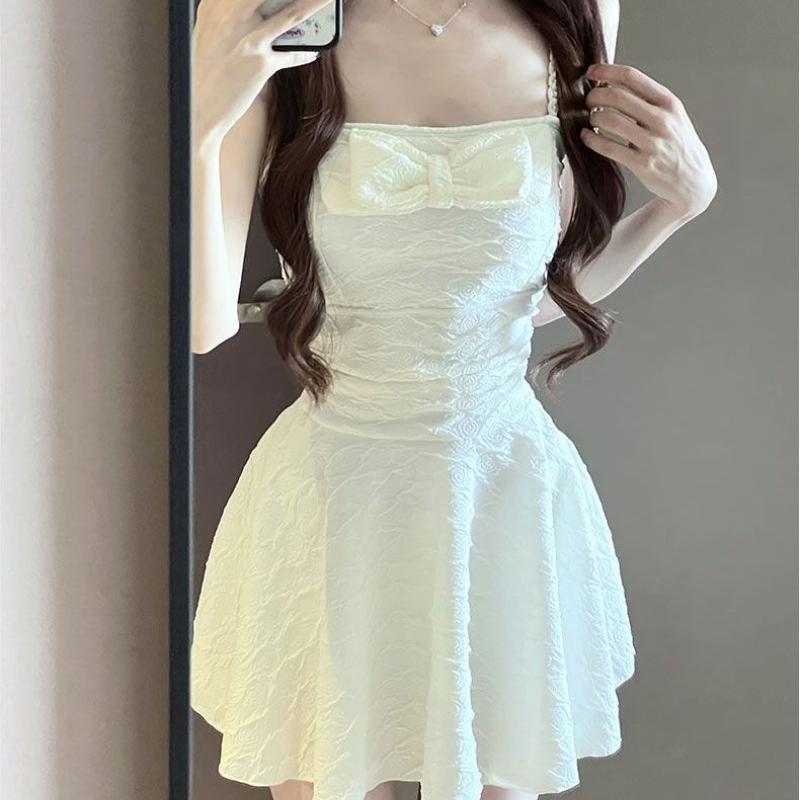 Women's New One-piece Conservative Sexy Suspender Gathering Swimsuit