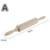 35*4,5cm Mattarello per Impasto di Natale con Rilievo per Biscotti, Pasta Fresca, Biscotti, Fondant, Torta, Rullo Inciso Renna Fiocco di Neve