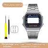 Für Casio A168 Gehäusemodifikation Ganzmetallgehäuse A168WGG-1B A168WEM Armband Lünette Wasserdichter Ring-Kit Massiver Edelstahl Mod-Kit