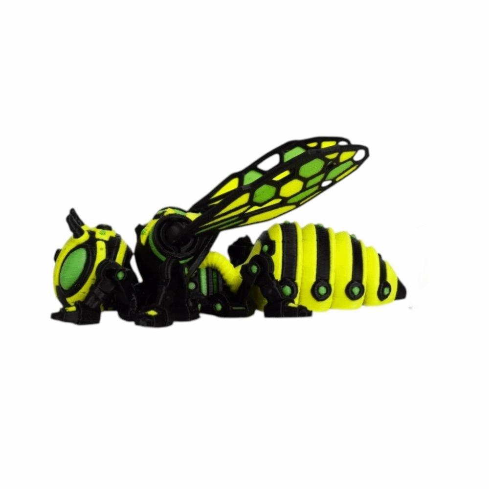 Multi Color 3D Printed Insect Model Joint Design Bee Model Toy  Children's Toys