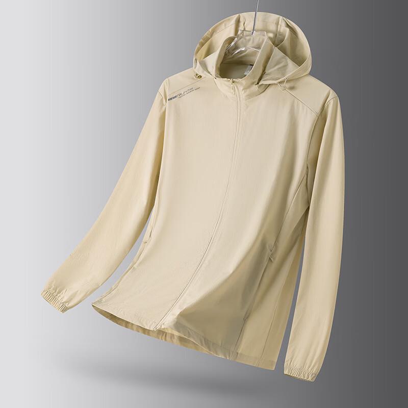 JIAOXIU Men s Elastic Trim Trench Coat L