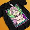New Demon Slayer Shirt Mitsuri Kanroji Tshirt Zenitsu T-Shirt Muzan Tanjiro Doma Tee