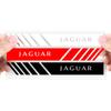 2 stuks Auto PVC Streep Racing Strepen Achteruitkijkspiegel Stickers Voor Jaguar XF XE XJ XJ8 X351 F Pace X Type F Type Ketting Tijera Kleding Sleutelhanger
