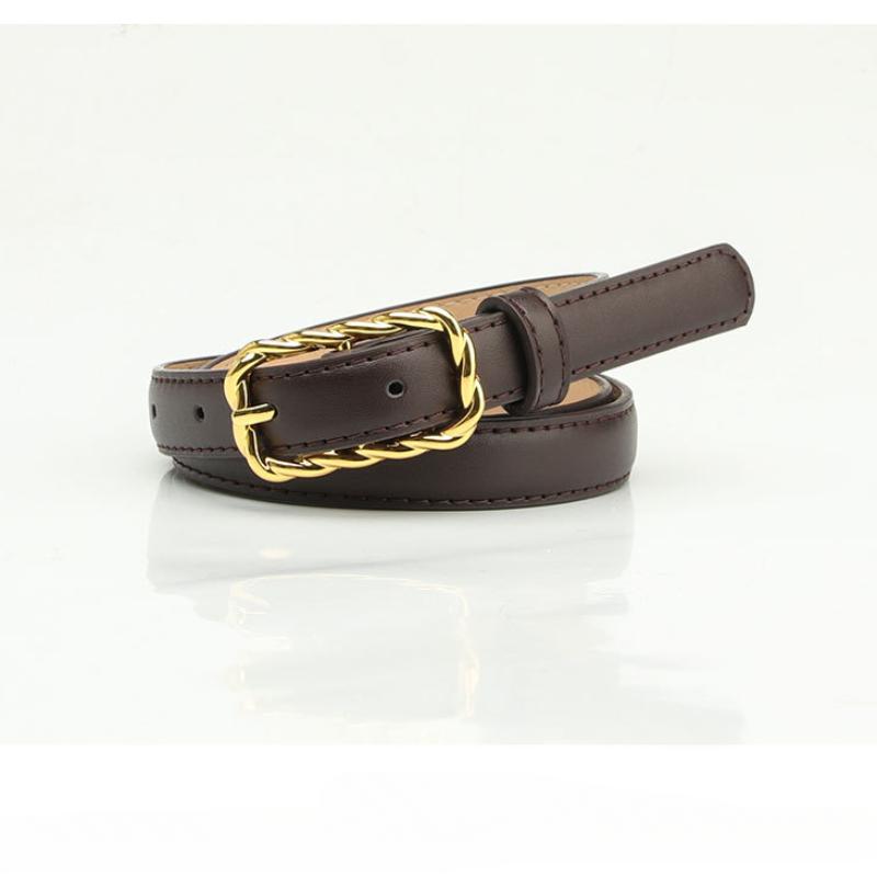 Women's Belt Fashion Pin Buckle Thin Belt Luxury Soft Belt Women with Cargo Pants Jeans PU Leather Belt for Women Daily Necessity