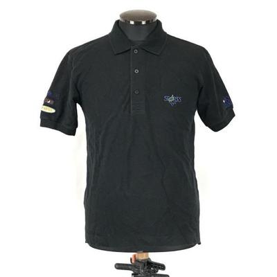 PAPAS GOLF / Short Sleeve Polo Shirt [Men’s S / Black] Golf Wear(USED)