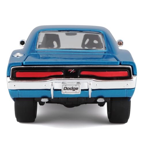 Maisto 1/25 Dodge Charger R/T 1969 Blue / Diecast Model Car, Finished Product 31256 BU