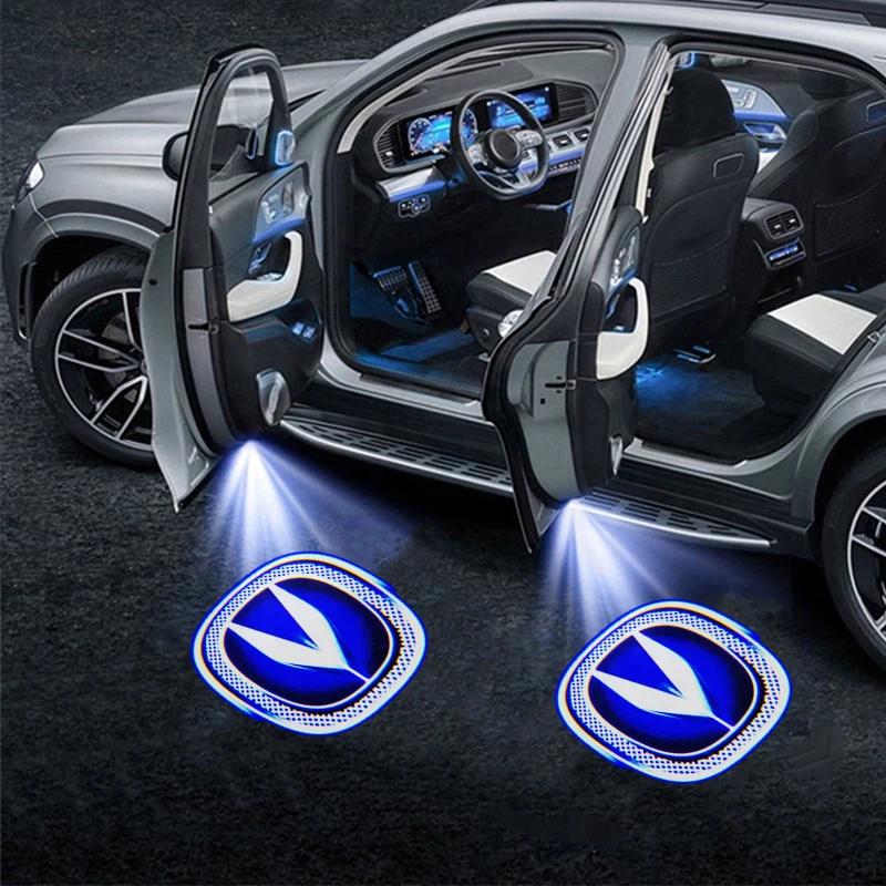 2PCS Led Car Door Laser Projector Light Ghost Shadow Welcome Lamp for Changan Logo CS95 CX70 CS15 CS35 CS75 Auto Accessories