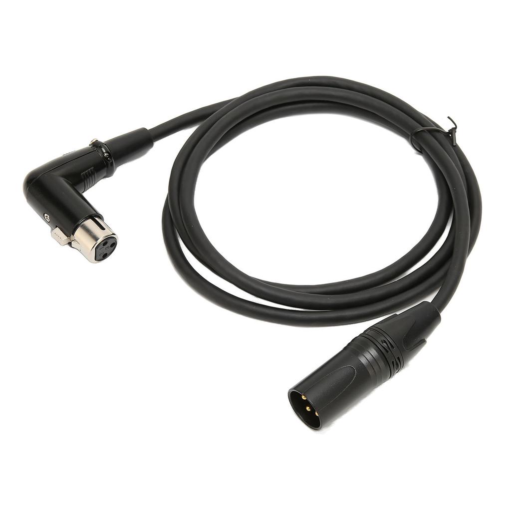 XLR Male To Female Microphone Cable 3 Pin Straight Male To Right Angle Female Plug XLR Microphone