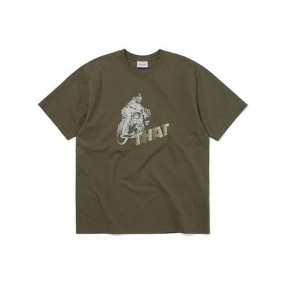 Motorcycle Tee Olive