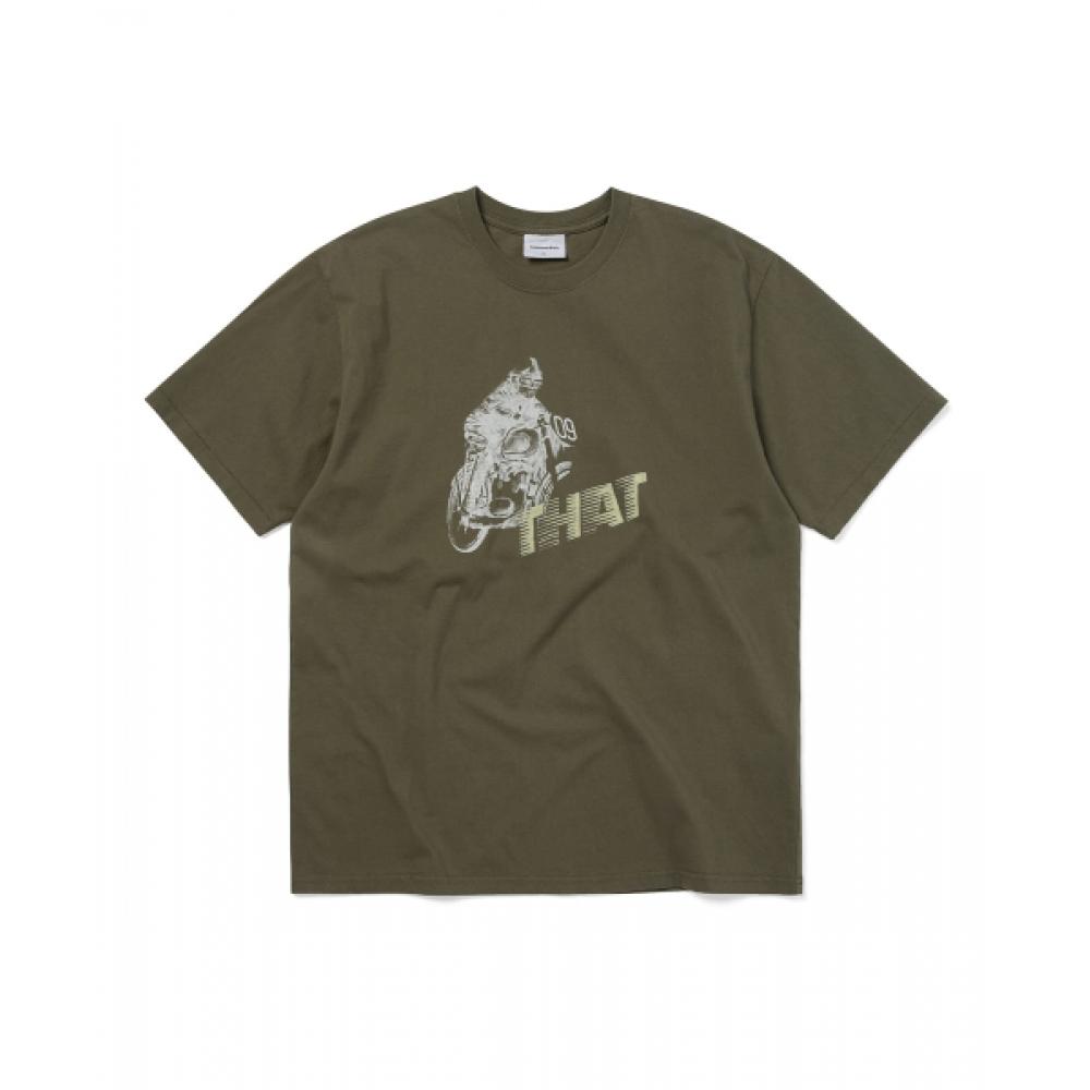 Thisisneverthat Motorcycle Tee Olive S