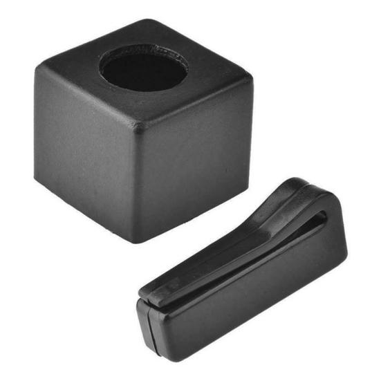 Pool Billiards Magnetic Cue Chalk Holder with Belt Clip Snooker Accessories
