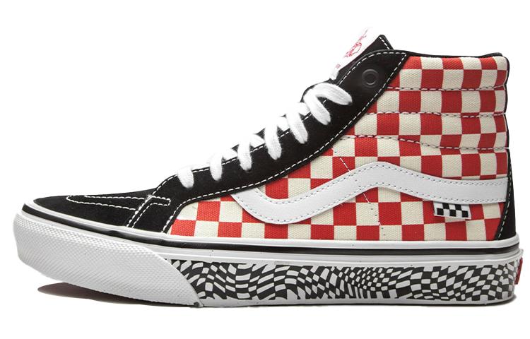 Кеды Sk8 Skate Vans-Hi Reissue Grosso 84 - Красная Клетка VN0A5KYR428 40