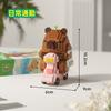 Cute Capybara Construction Blocks Figurine Micro Blocks Educational Toys Diy Model Fun Stem Plaything Desktop Decor Model & Collectible