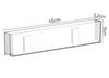 Acrylic Picture Book Display Stand Bookshelf Children's Wall Behind the Door Reading Magazine Storage Wall Hanging Bookshelf