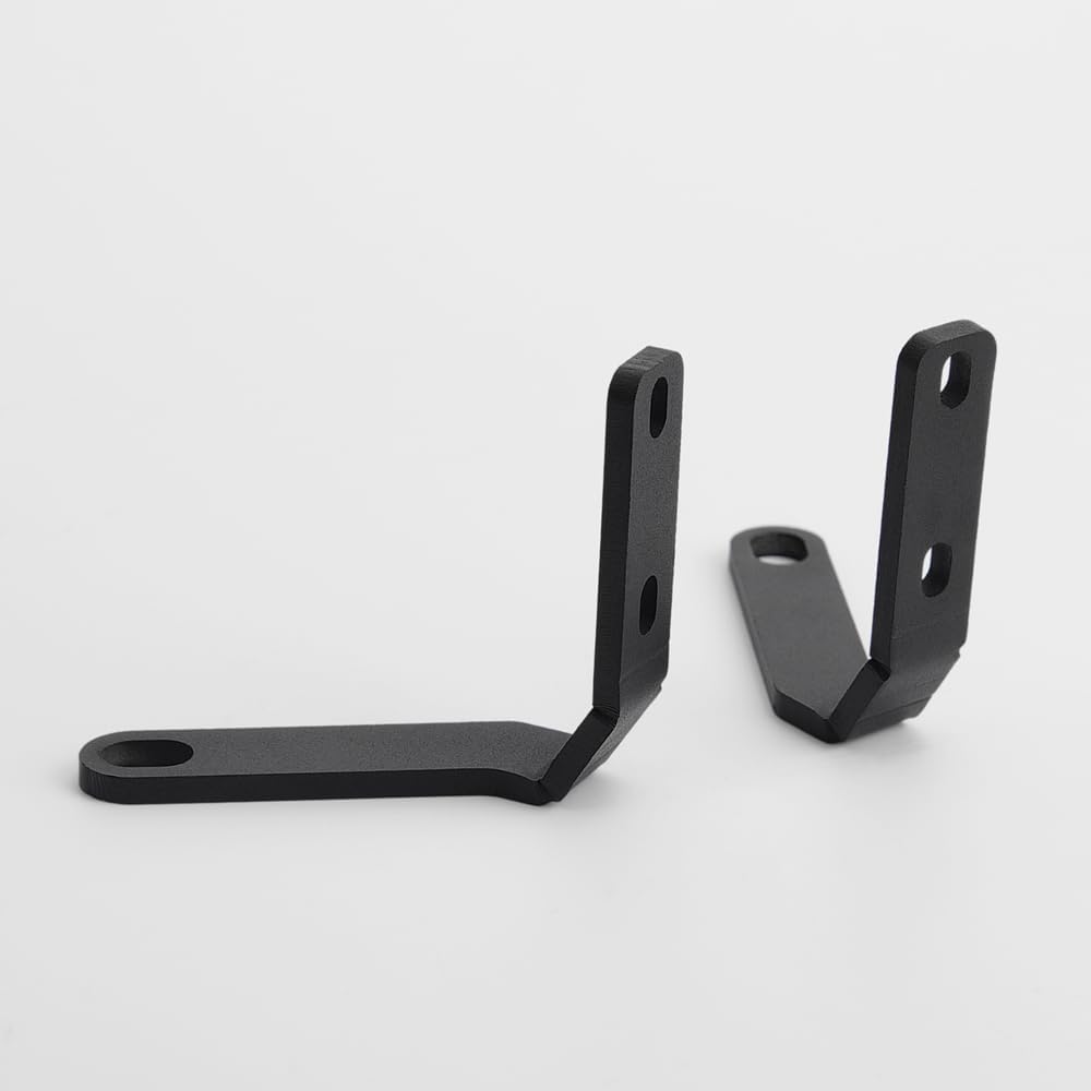 WOOGA Rückspiegel Überkopfhalterung, Motorrad Lenker Rückspiegel Seitenspiegel Umgedrehte Halterung, Unten Adapterhalterung Erweiterungsständer passend für