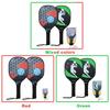 Pickleball Paddles Set of 2 Wooden Pickleball Rackets with Balls and Mesh Storage Bag for Beginners