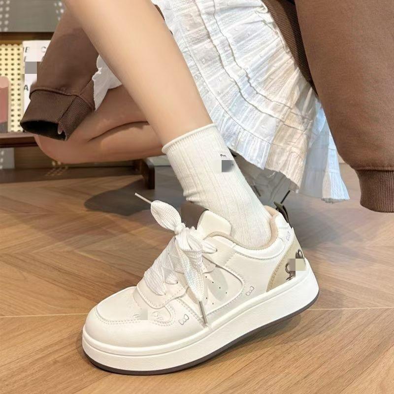 Women's shoes cute kitten platform white shoes children's autumn tide student casual board shoes