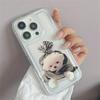 Dog Cat Couple Phone Case For iPhone 16 15 11 12 14 13 Pro Max Mini XS X XR 7 8 Plus Kawaii Cute Cartoon Animal Cellphones Cover