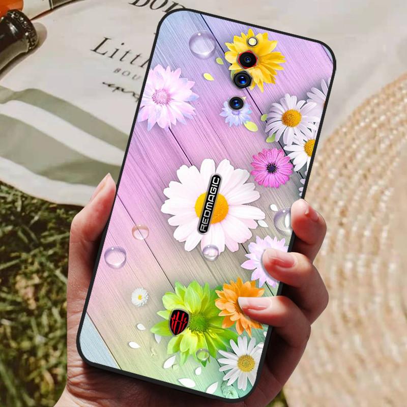 For Nubia Red Magic 5G Case Soft Silicon Cover Phone Case for ZTE Nubia Red Magic 7 Pro 5G 5S Cases Redmaic 5G 7Pro Fundas Coque