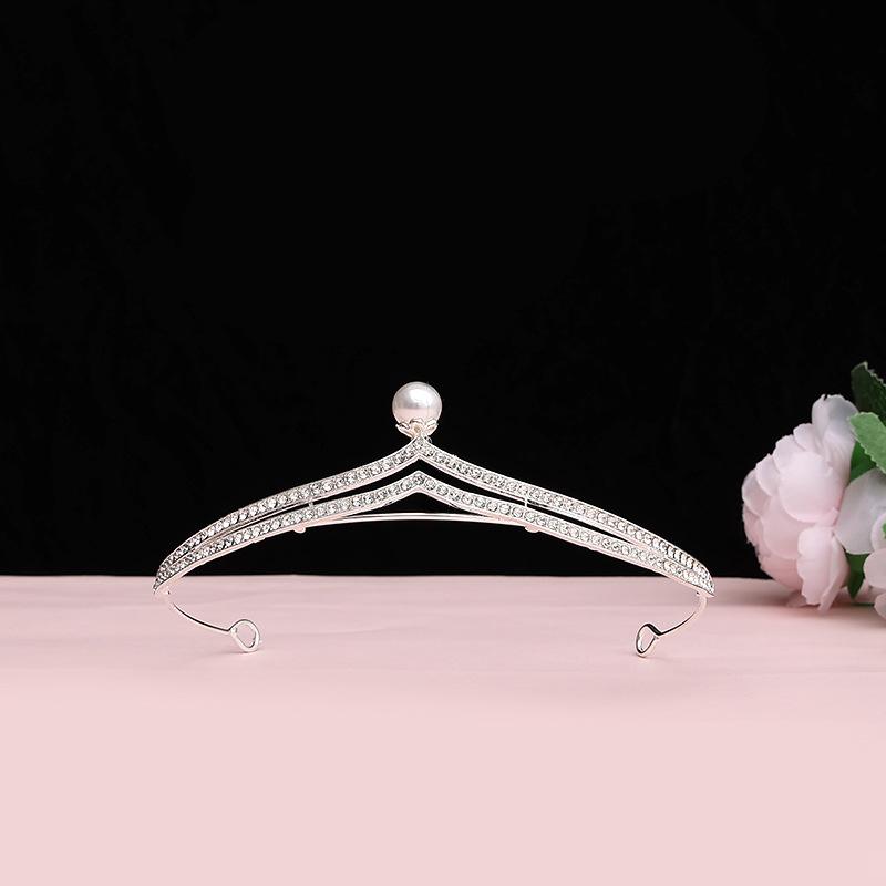 Children's Crown Hair Accessories  Cute Princesses Girls  Water Diamond King Crown Hair Bands Birthday Gifts for Girls Baby Headbands and Headwear