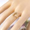 Trendy Zirconia Crescent Moon Star Ring for Women - Elegant Design, Open Index Finger Style
