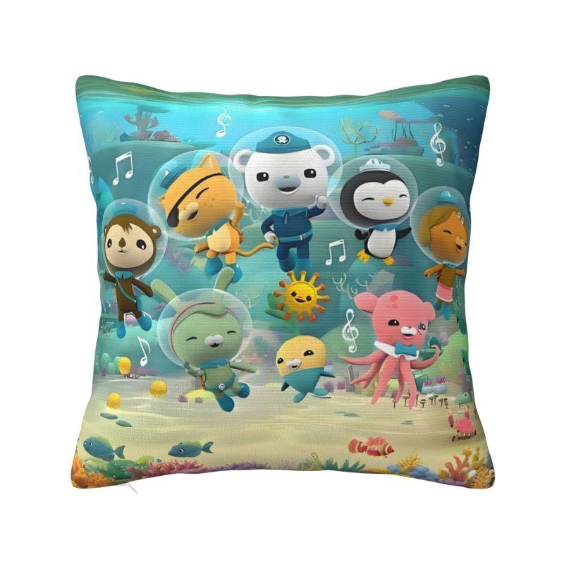 Custom Disney The Octonauts Adventure Luxury Pillow Cover Home Decor Car Cushion