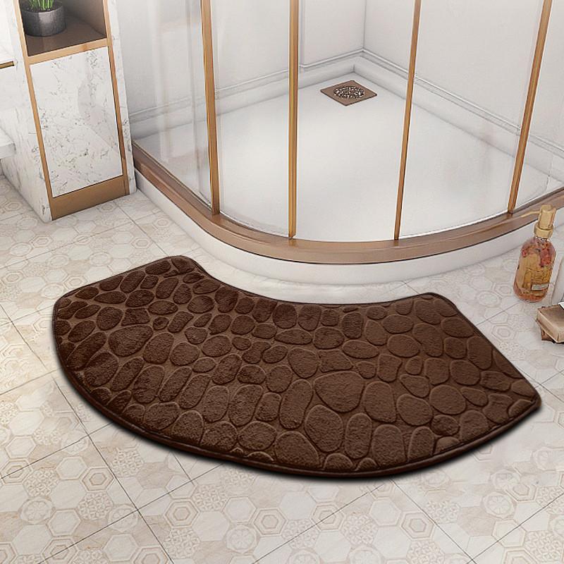 Polyester Non Slip Bathroom Mat With Absorbent Surface For Home Use