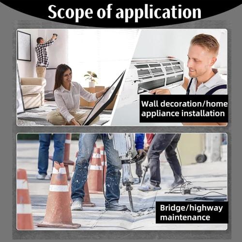 WPP123 Wall Scanner Metal Detector, High Sensitivity with Adjustable Alerts, Pipe-Powered Multi-Function Wall Scanner, Adult Wall Stud Finder, Metal D