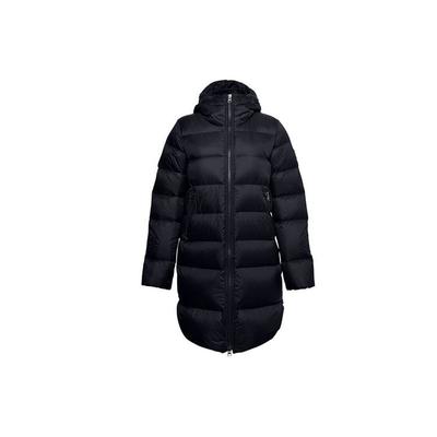 Sportstyle Graphic Solid Color Warm Winter Mid-Length Hooded Down Jacket Women Outerwear Black 1355836-001