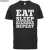 Eat Sleep Kickbox REPEAT -Mens T-Shirt - Kickboxing - 13 ColoursPrint Tees Vintage Mens Short S
