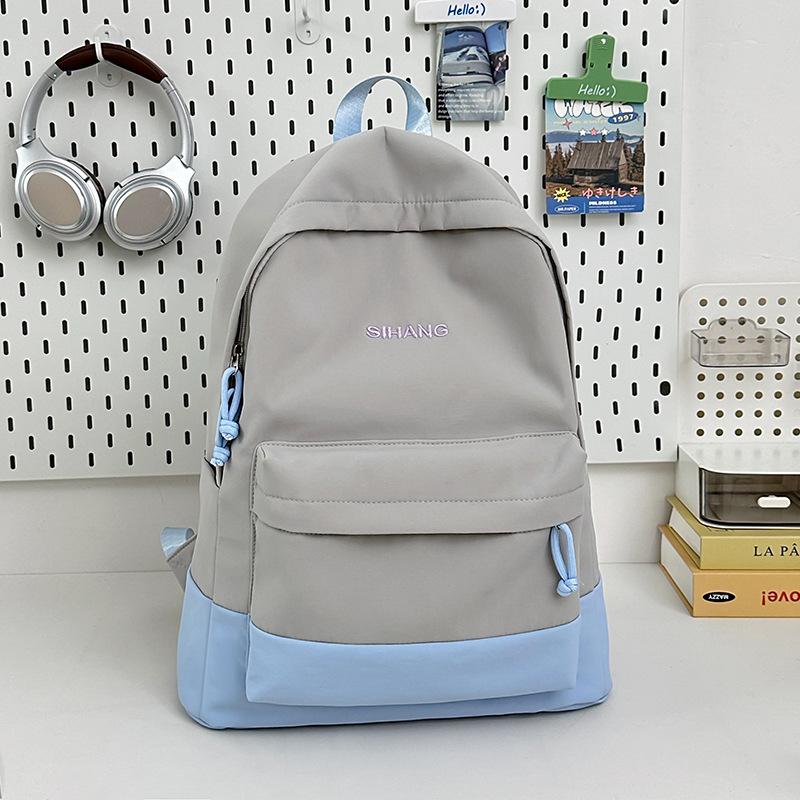 

Small fresh backpack, fashionable large capacity, high value backpack, lightweight boys and girls junior high school student schoolbag