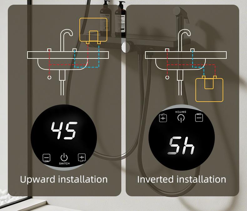 220V 5500W Instant Smart Electric Water Heater for Under-Counter Kitchen Use