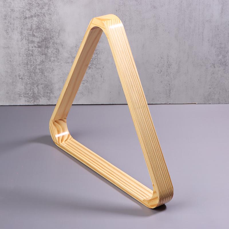 Pool Balls Holder Solid Wood Billiard Triangle 57mm American Size Durable Ball Rack for Professional and Home Pool Tables