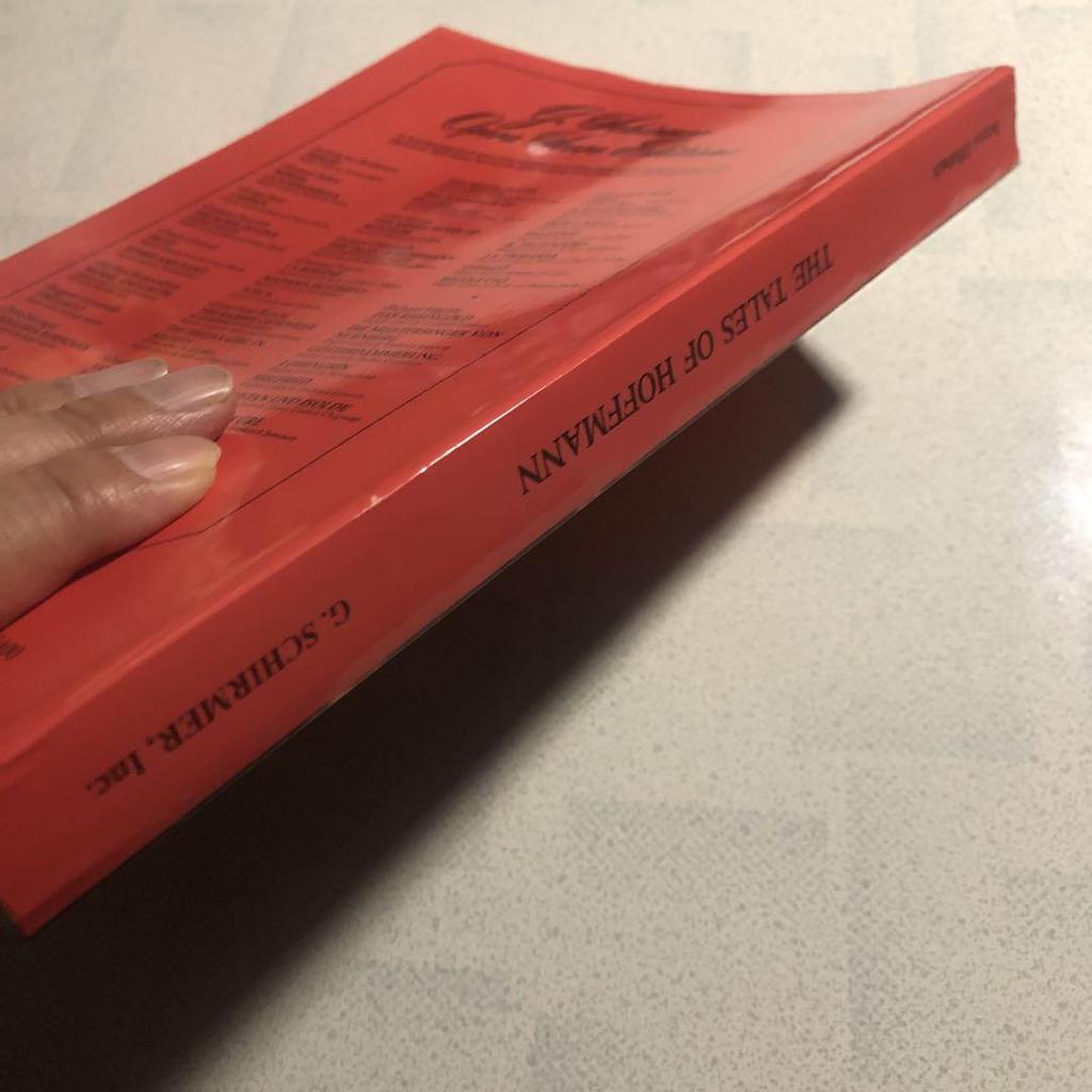 [USED] Foreign book score THE TALES OF HOFFMANN