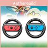 Set Of 2 Nintendo Switch Joy Con Wheel Controllers Gamepad Mario Racing Kart
