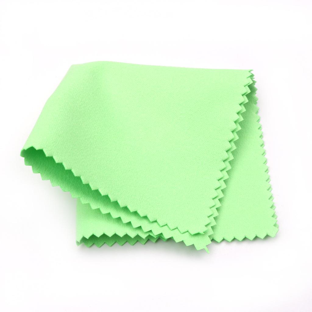 Double-Sided Velvet Instrument Polishing Cloth for Guitar, Bass, and Piano Care