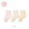 3 Pairs/Lot Baby Socks Summer Thin Kids Socks Soft Cottton Mesh Children Socks Solid Color Toddler Socks For Boys And Girls