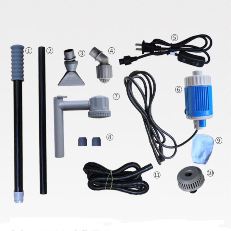 Aquarium Electric Water Changer Circulating Filter Water Pump Gravel Cleaner Sand Washing Machine Siphon Filter Pump Accessories