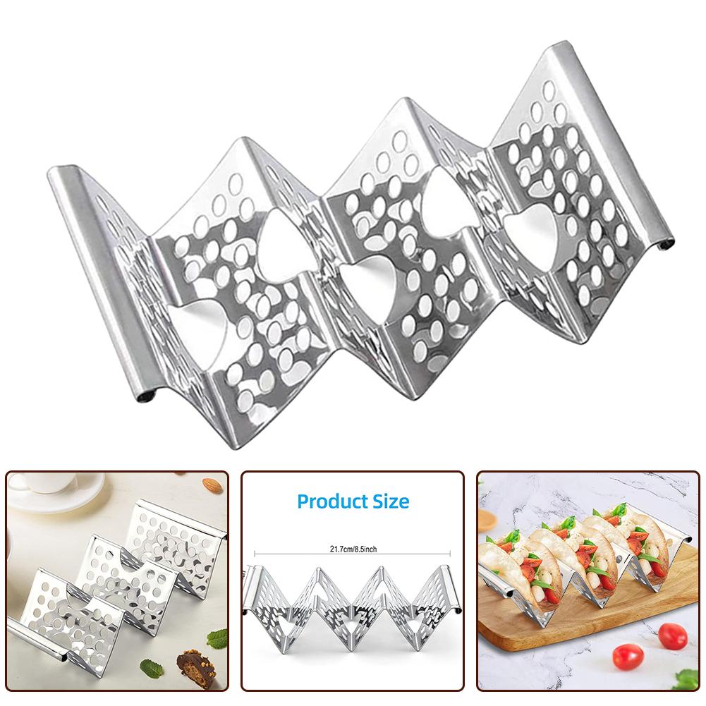 Tortilla Rack Microwave Oven Stainless Steel Taco Holders