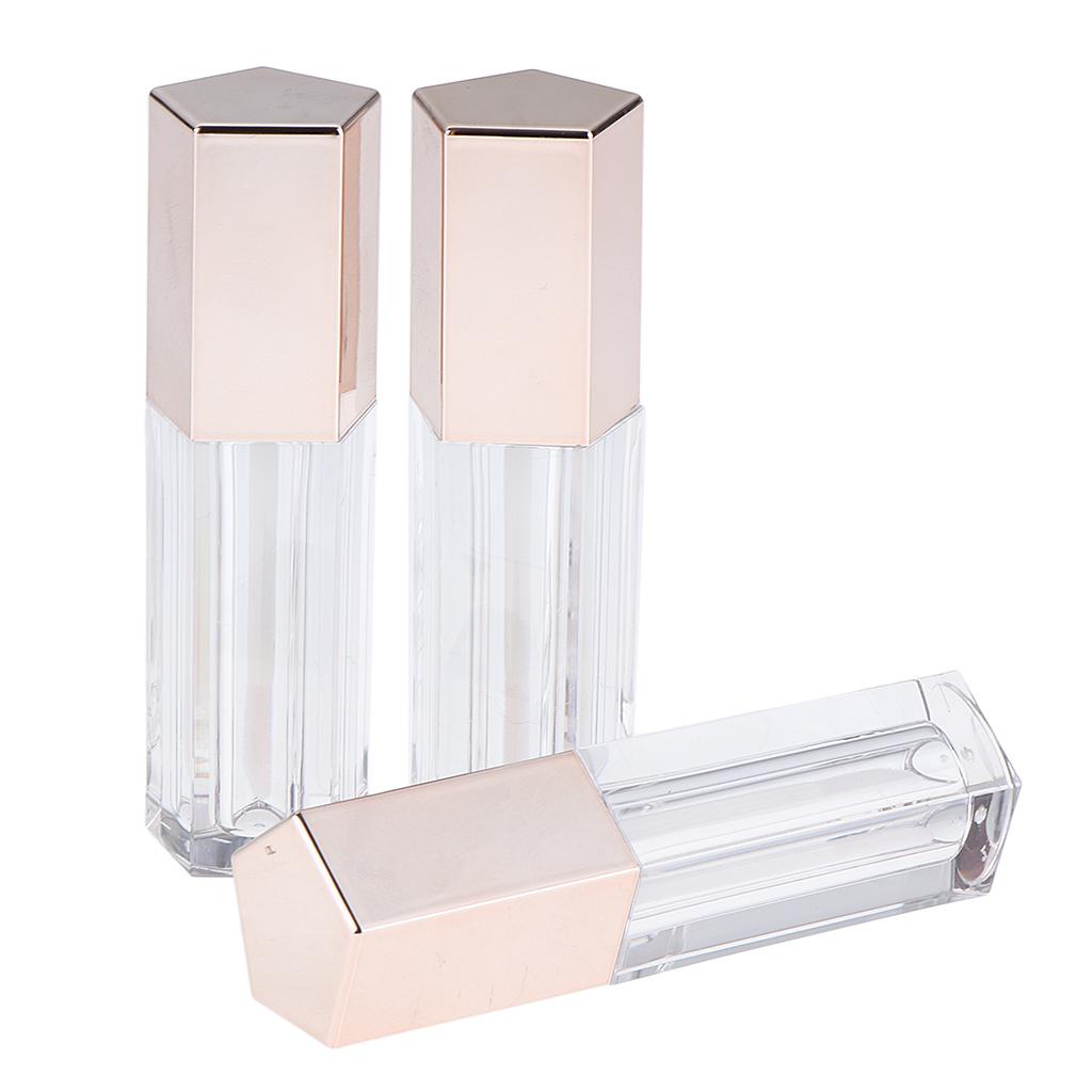 6pcs 5ml Plastic Refillable Cosmetic Tubes Bottle For DIY Balm Oil