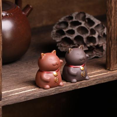 Tea Pet Small Horned Boutique Can Be Raised To Attract Wealth Tea Play Fish Tank Decoration Tea Table Ornaments
