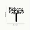 Hot-Selling Modern Metal Yard Welcome Stake – Bestseller Garden Decoration