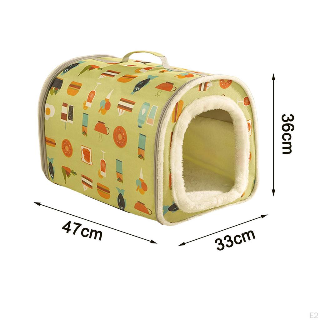 Gemütliche Haustier-Oase für Kleintiere mit austauschbarem Kissen