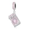 WOSTU 925 Sterling Silver Sun Moon Star Tarot Cards Pendents Lovers Charm Fit Original DIY Bracelet Necklace Birthday Jewelry