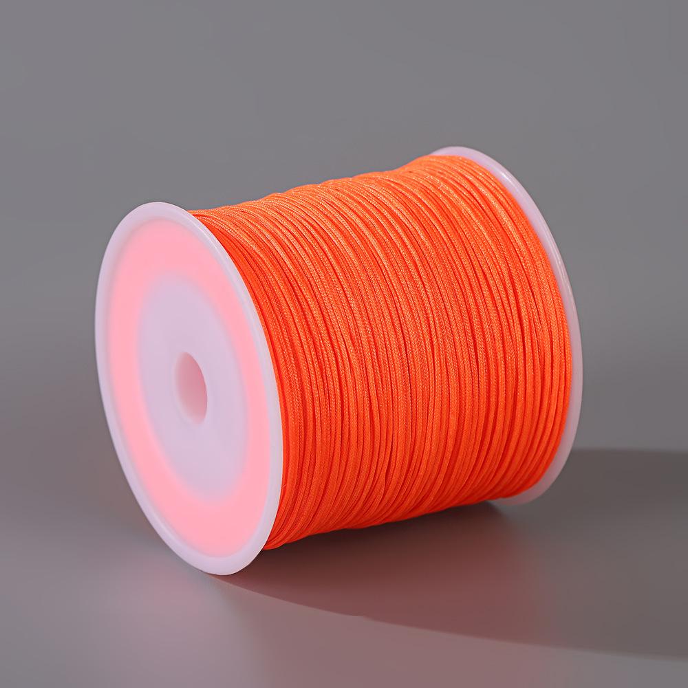 Handmade No. 72 Jade Thread - 0.8mm Wear-Resistant String for Jewelry Crafting, Hand Rope, Bracelets, DIY Necklaces, 50m